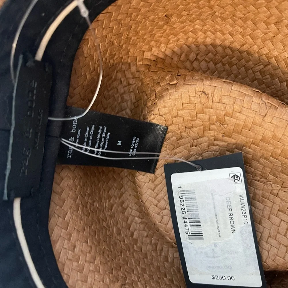 NWT Rag & Bone O’Hara Straw Cowboy Hat $250